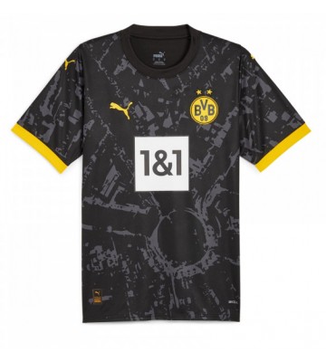 Lacne Muži Futbalové dres Borussia Dortmund 2023-24 Krátky Rukáv - Preč